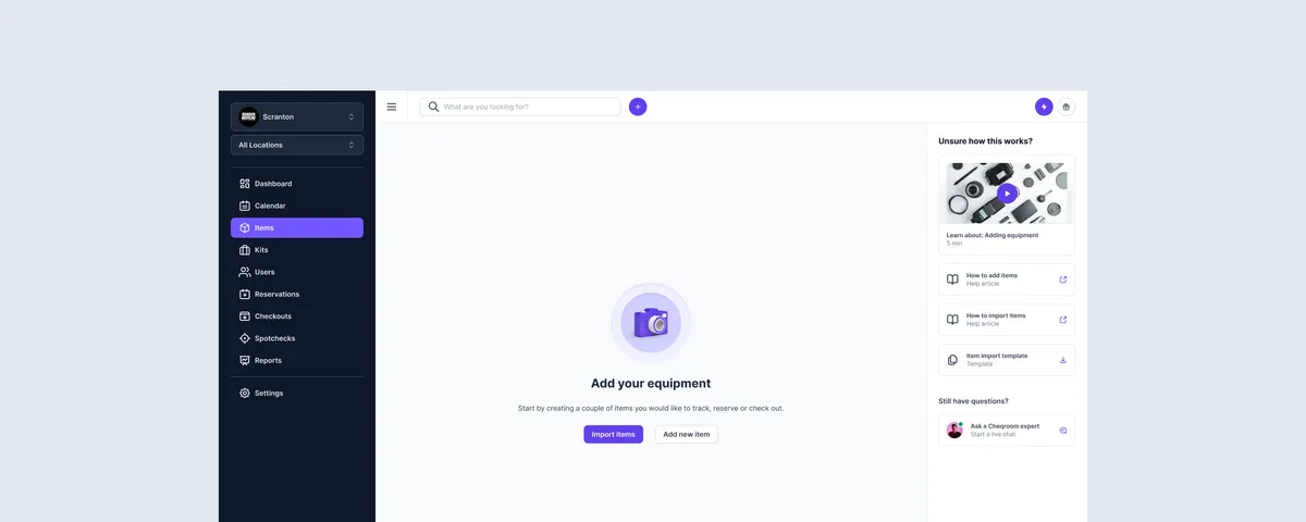 Onboarding (Empty States) hero